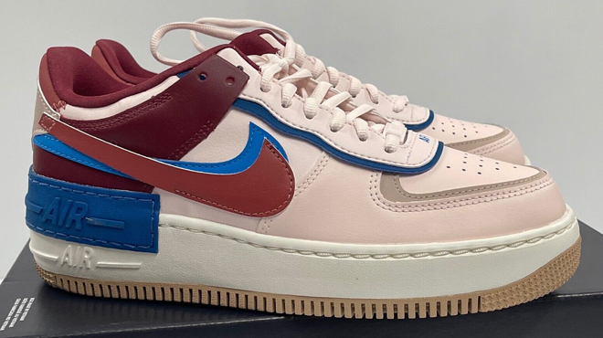 Nike Womens Air Force 1 Shoes on a Box