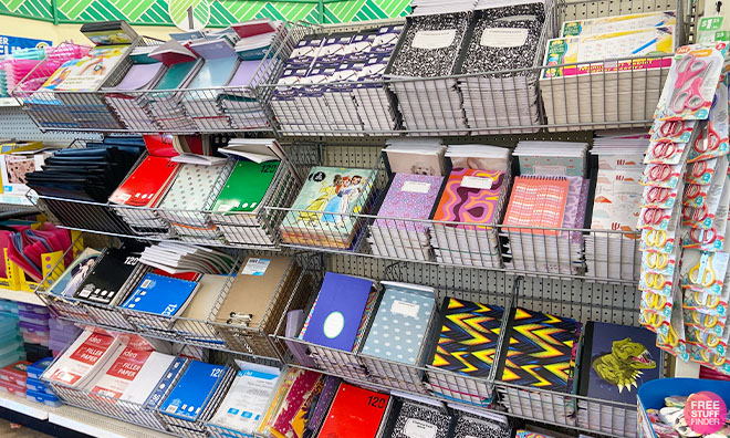 Notebooks on a Shelf