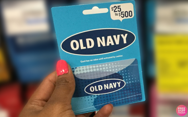 Old Navy 25 to 500 Gift Card