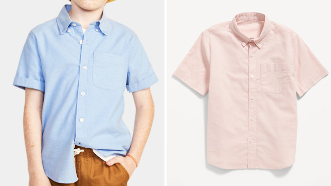 Old Navy Boys Short Sleeve Shirt