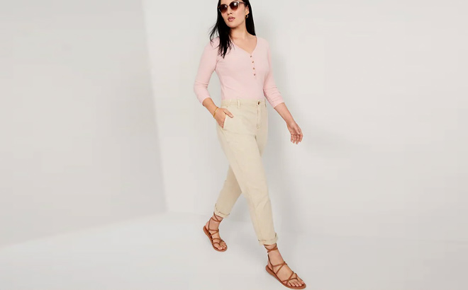 Old Navy High Waisted OGC Chino Pants for Women