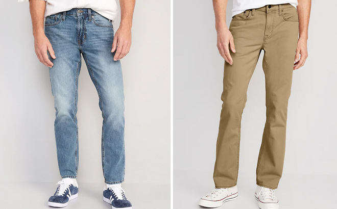 Old Navy Wow Slim Non Stretch Jeans and Wow Boot Cut Five Pocket Pants For Men Old Navy Wow Slim Non Stretch Jeans and Wow Boot Cut Five Pocket Pants For Men