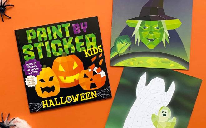Paint by Sticker Kids Halloween Book