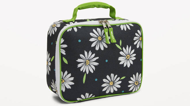 Patterned Canvas Lunch Bag for Girls