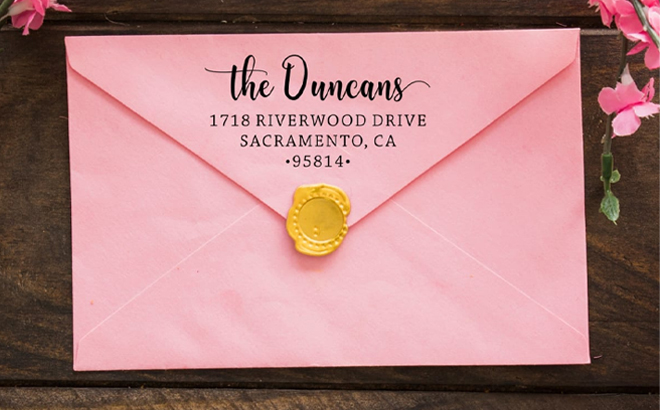 Personalized Address Stamp