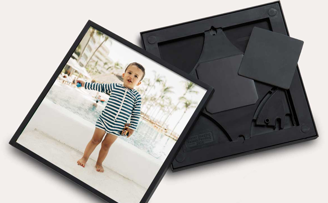Picture of a Little Boy on a TilePix Single 8×8 Single Custom Framed Print