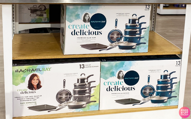 Rachael Ray 13 Piece Nonstick Cookware Set Rachael Ray 13 Piece Nonstick Cookware Set