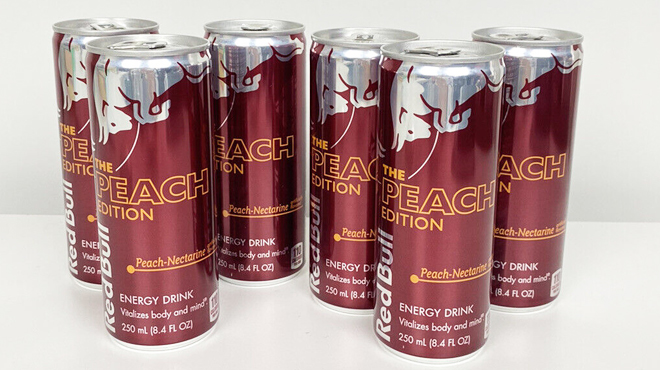 Red Bull Peach Edition Energy Drinks