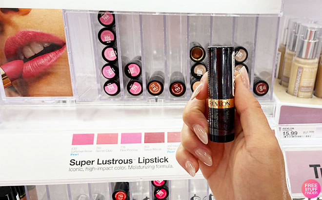 Revlon Super Lustrous Lipstick on a Shelf