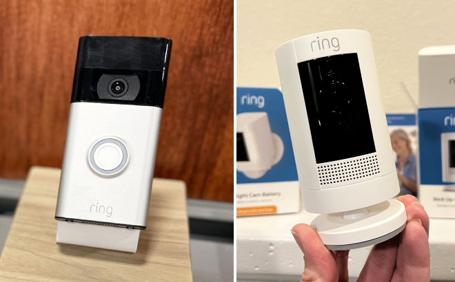 Ring Video Doorbell and Ring Stick Up Cam Battery