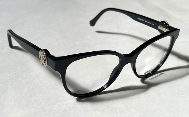 Roberto Cavalli Figline Oval Eyeglasses on Grey Background