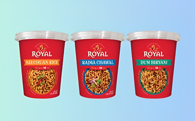 Royal Rice Cups in Different Flavors