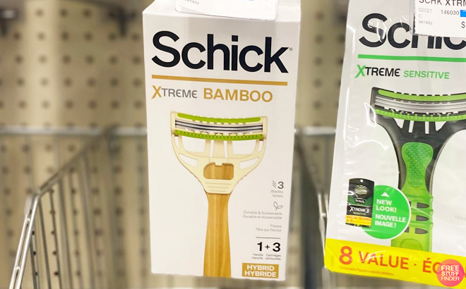 Schick Xtreme Bamboo Disposable Razor 3-count