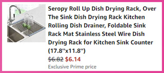 Seropy Roll Up Dish Drying Rack Cart Screen