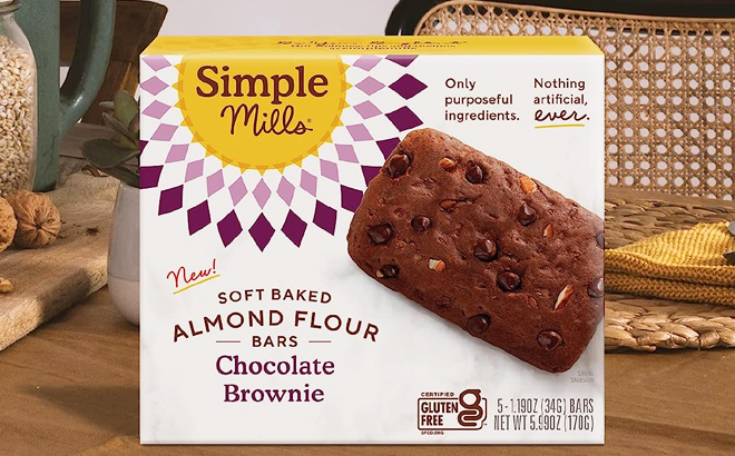 Simple Mills Soft Baked Brownie Bars