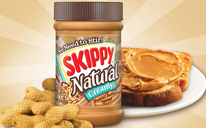 Skippy Peanut Butter Spread Natural Creamy