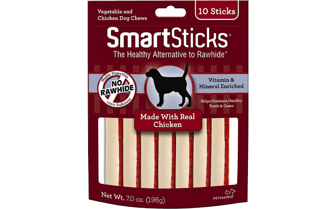 SmartBones 10 Count Chicken Vegetables Dog Chews