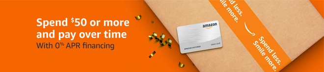 Spend 50 or more with 0APR Amazon Store Card