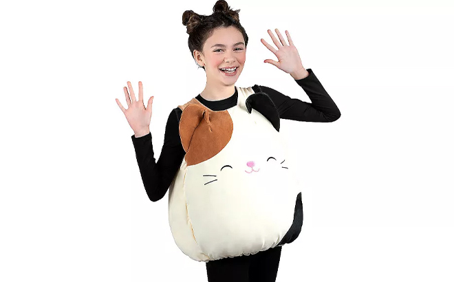 Squishmallows Girls Cam Cat Halloween Costume