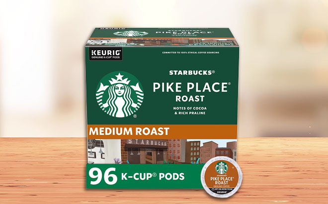 Starbucks 96 Count K Cups Pike Place Roast