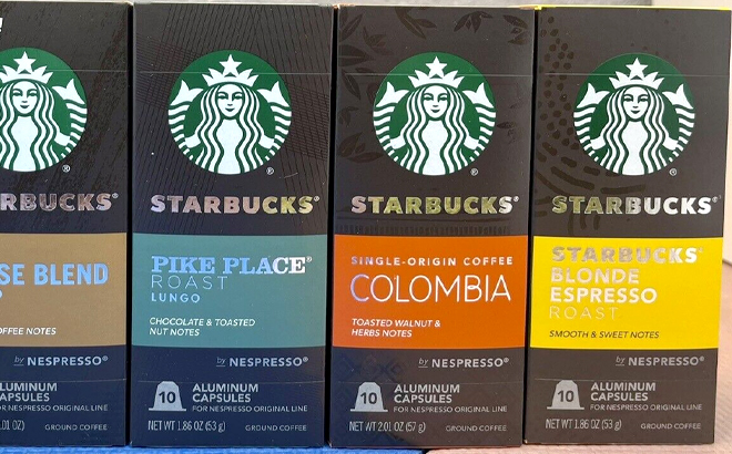 Starbucks by Nespresso Espresso Variety Capsules