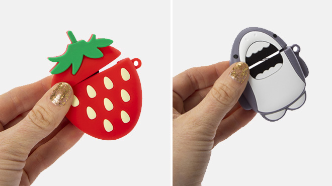 Strawberry Style and Shark Style AirPods Case Covers
