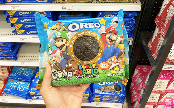 2023 SPECIAL EDITION SUPER MARIO OREO COOKIES WALMART EXCLUSIVE