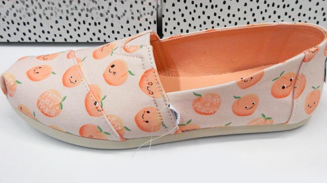 TOMS Alpargata Paper Source Shoes Peach