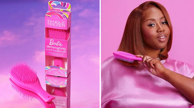 Tangle Teezer Ultimate Detangler Totally Pink Barbie Brush