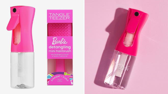 Tangle Teezer X Barbie The Ultimate Duo Hairbrush and Mist Spray