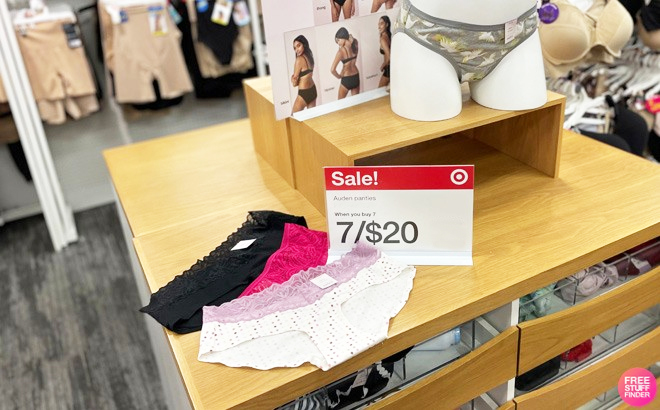 Auden Panties 7 for $20 at Target!
