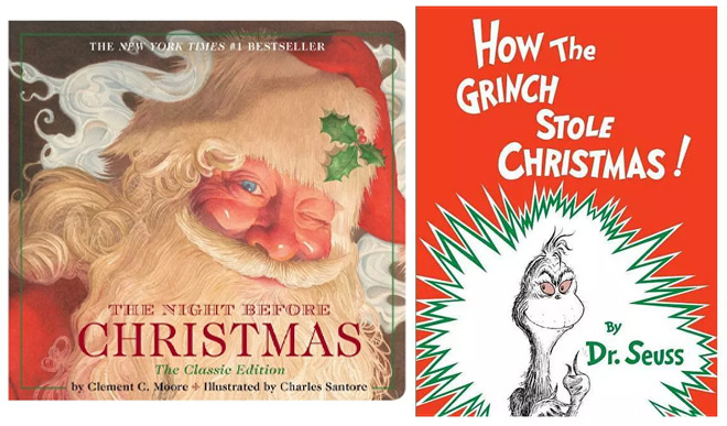 The Night Before Christmas Board Book and How the Grinch Stole Christmas Party Edition Book