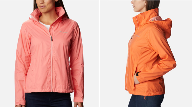 Two Different Colors of Columbia Womens Switchback III Rain Jacket