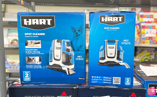 Two HART Spot Cleaners 51 Ounce Tank Capacity at Walmart