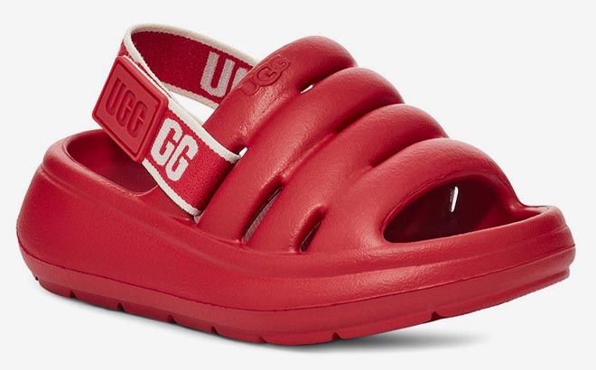 UGG Toddler Girls Samba Red Sport Yeah Sandals