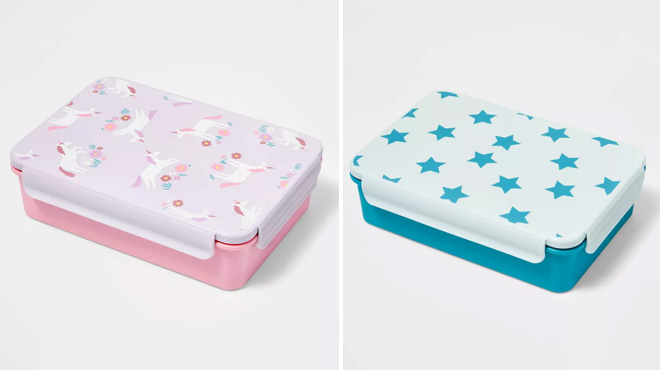 Unicorn and Stars Design of Cat Jack Bento Boxes