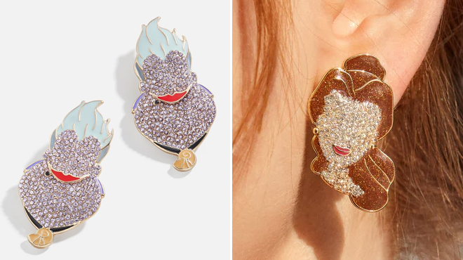 Ursula and Belle Disney Earrings