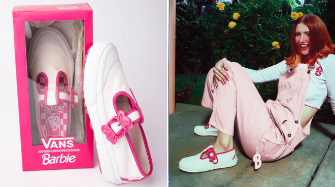 Vans x Barbie Style 93 DX Mary Jane Skate Shoe White