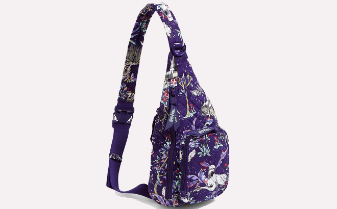 Vera Bradley Harry Potter Mini Sling Backpack Forbidden Forest Pattern