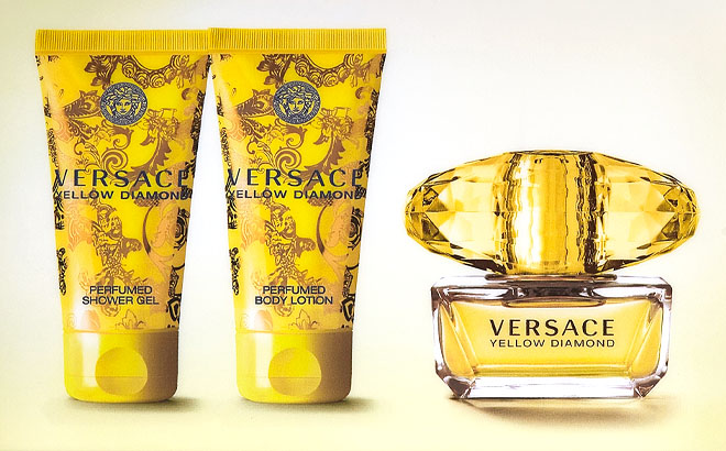 Versace Yellow Diamond 3 Piece Set Unboxed