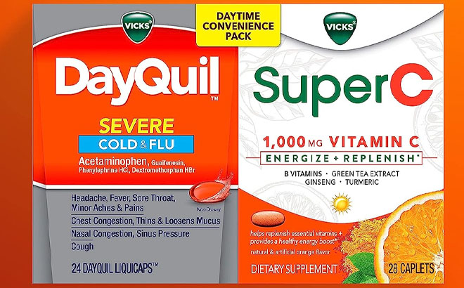 Vicks DayQuil Super C Convenience 2 Pack