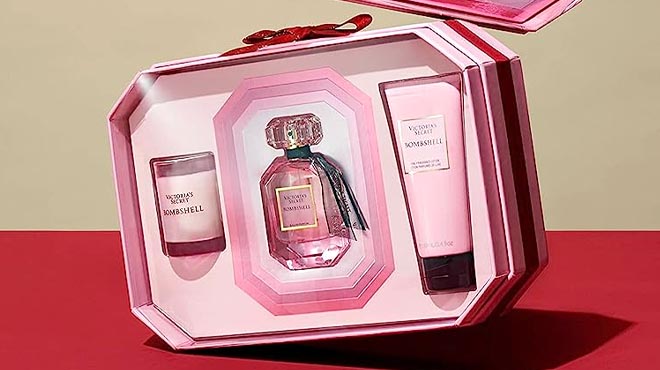 Victorias Secret Bombshell 3 Piece Luxe Fragrance Gift Set