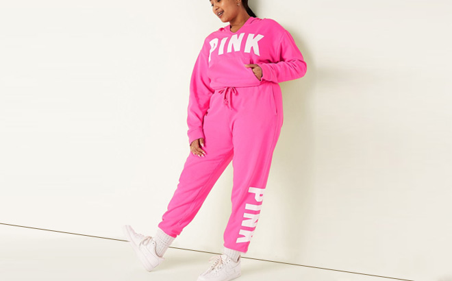 Victoria s Secret PINK Hoodie Joggers 30.98 Shipped Free