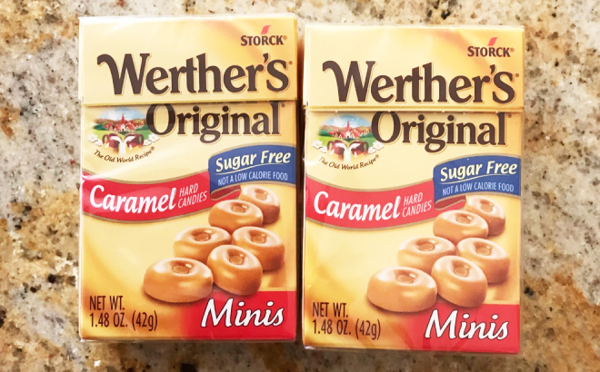 Walmart Werthers Original Sugar Free Caramel Minis Cand