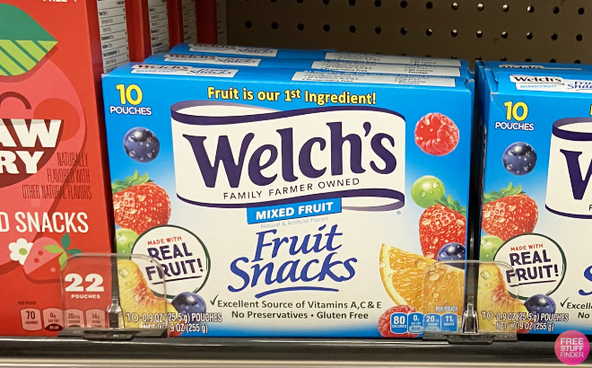 Welchs Fruit Snacks in Mixed Fruit Flavor