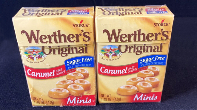 Werthers Original Sugar Free Caramel Minis Box Candy