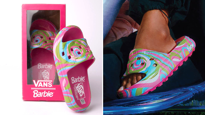 Womens Vans x Barbie Slide On VR3Cush Sandal