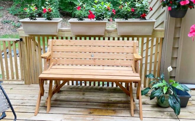 Wooden Picnic TableBench