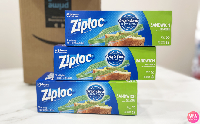 Ziploc XL Sandwich and Snack Bags
