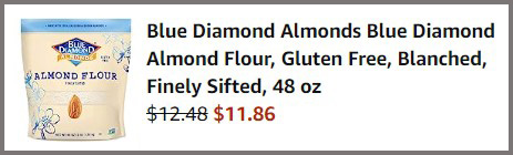 Blue Diamond 3-Pound Almond Flour Summary